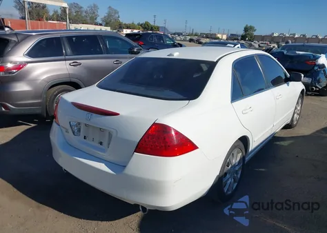 2006 Honda Accord Sdn Ex-L V6 из США, поврежденный, VIN 1HGCM66536A027799